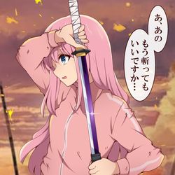 This is a pixiv picture whose title is 決戦ぼっちちゃん.
