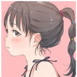 This is a pixiv picture whose title is やんごとなき うなじと、.