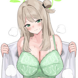 This is a pixiv picture whose title is 感想を聞いてもいいですか？💚.