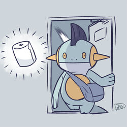 This is a pixiv picture whose title is 帰宅した瞬間に重要な買い忘れを思い出すヌマクロー.