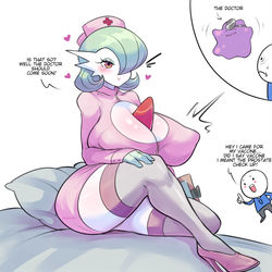 This is a pixiv picture whose title is Gardevoir Nurse.