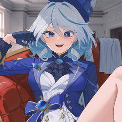 This is a pixiv picture whose title is Furina.