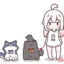 This is a pixiv picture whose title is ともだち.