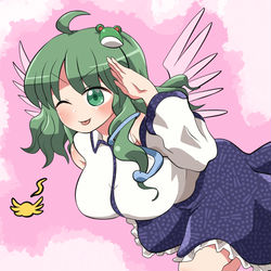 This is a pixiv picture whose title is 獣王園早苗さん.