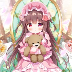 This is a pixiv picture whose title is お茶会🍰☕.