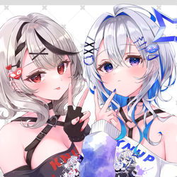 This is a pixiv picture whose title is かなクロ⛓.