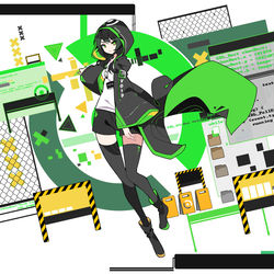 This is a pixiv picture whose title is Void Linux-chan.