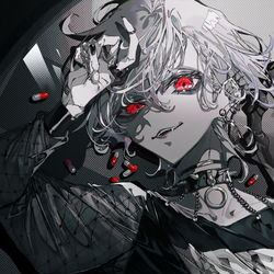 This is a pixiv picture whose title is BLACK.