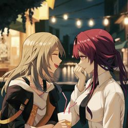 This is a pixiv picture whose title is 看完电影后.
