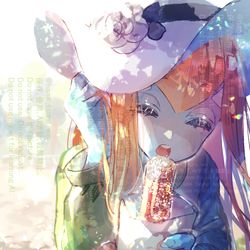 This is a pixiv picture whose title is あ～んされてるホーリー・エルフ.