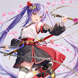 This is a pixiv picture whose title is くの一.