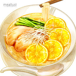 This is a pixiv picture whose title is レモンラーメン.