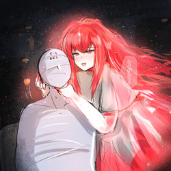 This is a pixiv picture whose title is エアちゃんって 結構”圧”が強いよね.