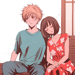 This is a pixiv picture whose title is スキップとローファー.