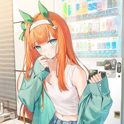 This is a pixiv picture whose title is サイレンススズカ.