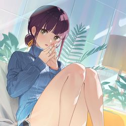 This is a pixiv picture whose title is 恥ずかしがる女の子が好き #2.