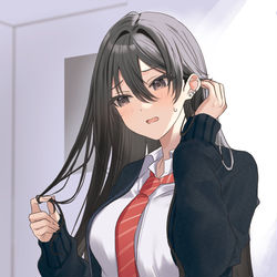 This is a pixiv picture whose title is 好きな人って….