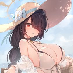 This is a pixiv picture whose title is 水着ヒナタ.