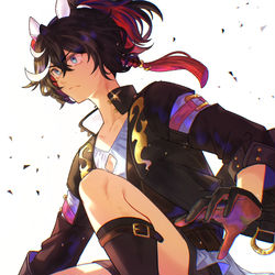 This is a pixiv picture whose title is 🅰️.