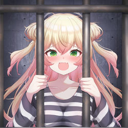 This is a pixiv picture whose title is ねねち　有罪.