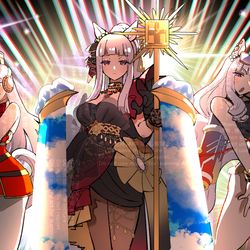 This is a pixiv picture whose title is ゴールドシップ三段変化.