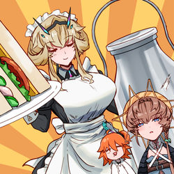 This is a pixiv picture whose title is 妙案.