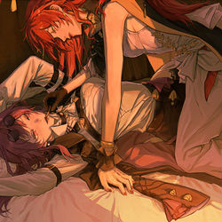 This is a pixiv picture whose title is 亲妈和后妈.