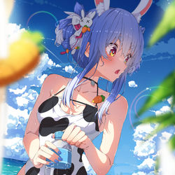 This is a pixiv picture whose title is ぺこら.