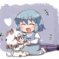 This is a pixiv picture whose title is 雨の日はおうちでミケちゃんと遊ぼう.
