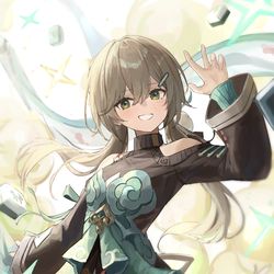 This is a pixiv picture whose title is 青雀.