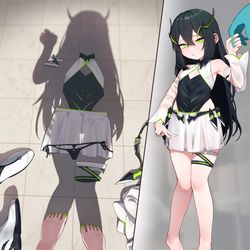 This is a pixiv picture whose title is 아우터 갓이 되어버렸다 - 아멜리아.