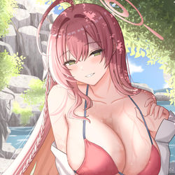 This is a pixiv picture whose title is 水着ハナコ.