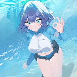 This is a pixiv picture whose title is サキ.