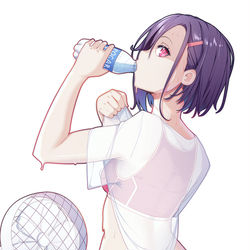 This is a pixiv picture whose title is Shizuka sweating.