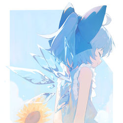 This is a pixiv picture whose title is チルノ.