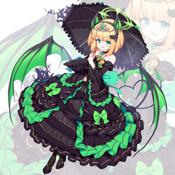 This is a pixiv picture whose title is 才羽ミドリ(假裝) と….