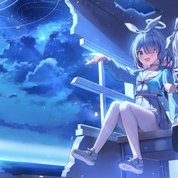 This is a pixiv picture whose title is おかえり.