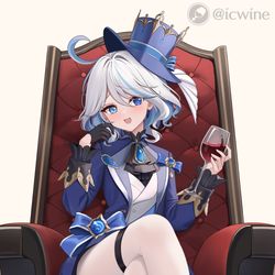 This is a pixiv picture whose title is 水神フリーナ.