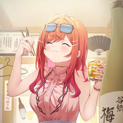 This is a pixiv picture whose title is 一条莉々華配信用イラスト②.