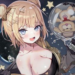 This is a pixiv picture whose title is 新衣装アメちゃん.