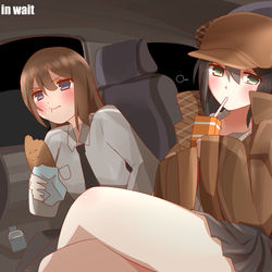 This is a pixiv picture whose title is 張り込む。.