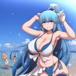 This is a pixiv picture whose title is アクア様.