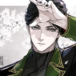 This is a pixiv picture whose title is 稲葉江の非公式絵まとめ.