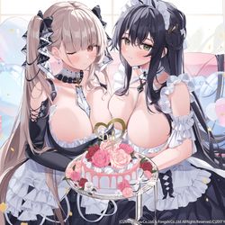 This is a pixiv picture whose title is アズールレーン6周年記念イラスト.