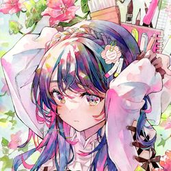 This is a pixiv picture whose title is 透明水彩＊9/27-10/10個展.