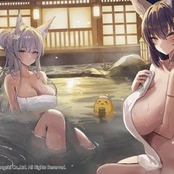 This is a pixiv picture whose title is アズールレーン 6周年.
