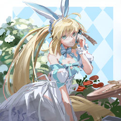 This is a pixiv picture whose title is アルキャス・バニー.