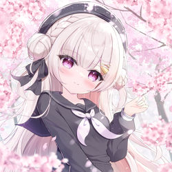 This is a pixiv picture whose title is 🌸.