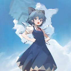 This is a pixiv picture whose title is チルノ.
