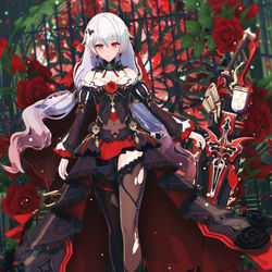 This is a pixiv picture whose title is 【崩壊3rd MMD】テレサ・アポカリプスさん その３.